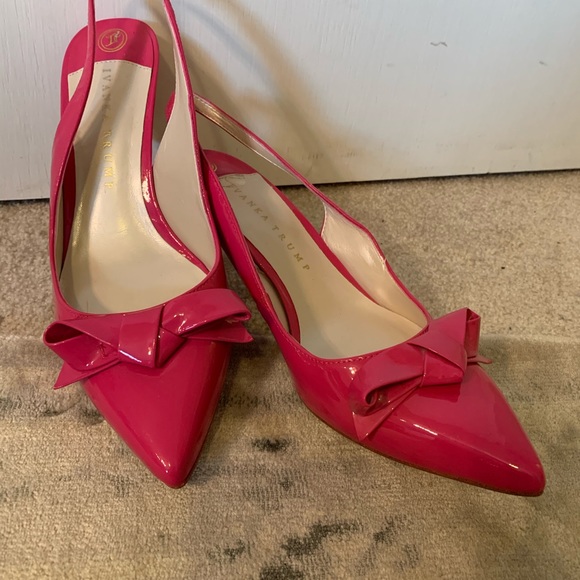 pink kitten heel shoes